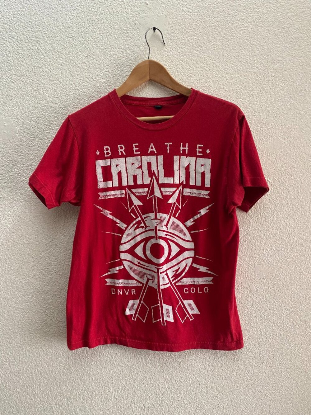 Y2K Breathe Carolina Band Concert Tour T-Shirt Men's Medium Electronic Music